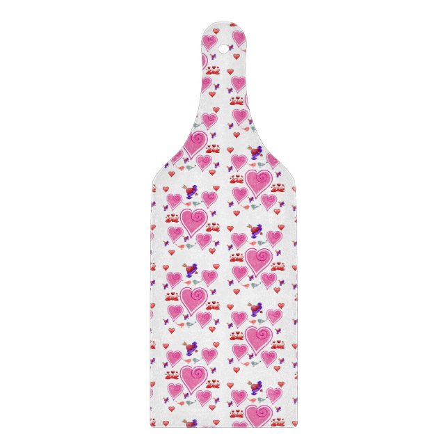 Planche À Découper Table de coupe de verre Saint-Valentin (Devant)