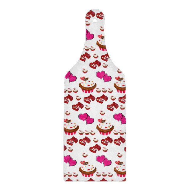 Planche À Découper Table de coupe de verre Saint-Valentin (Devant)