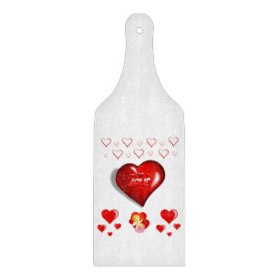 Planche À Découper Table de coupe de verre Saint-Valentin