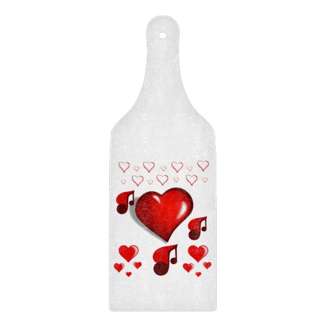 Planche À Découper Table de coupe de verre Saint-Valentin (Devant)