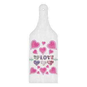 Planche À Découper Table de coupe de verre Saint-Valentin