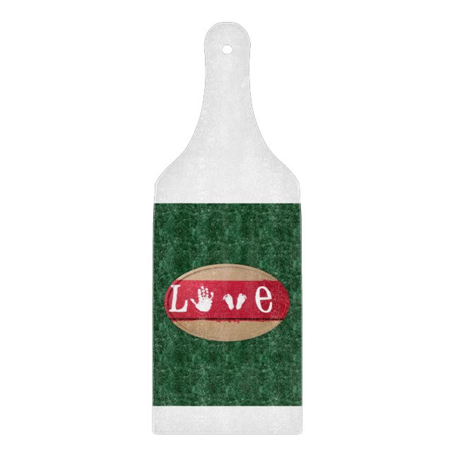 Planche À Découper Table de coupe de verre Saint-Valentin (Devant)