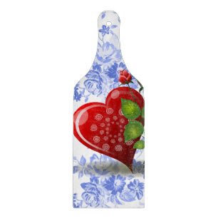 Planche À Découper Table de coupe de verre Saint-Valentin