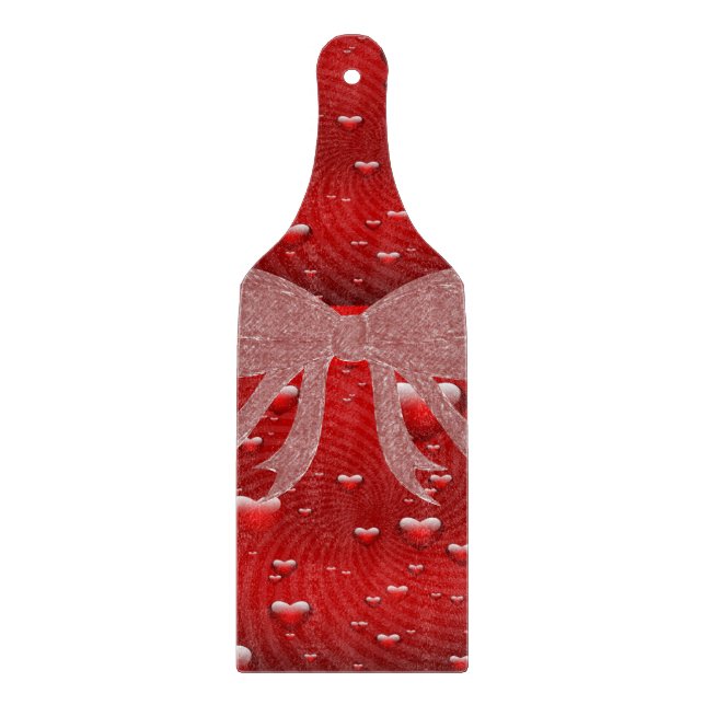 Planche À Découper Table de coupe de verre Saint-Valentin (Devant)