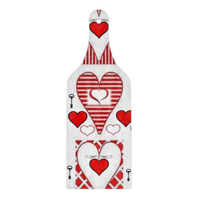 Planche À Découper Table de coupe de verre Saint-Valentin (Devant)