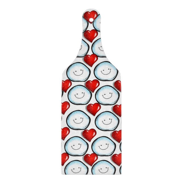 Planche À Découper Table de coupe de verre Saint-Valentin (Devant)