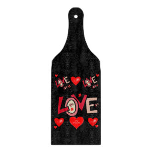 Planche À Découper Table de coupe de verre Saint-Valentin