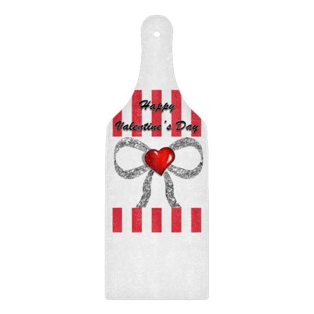 Planche À Découper Table de coupe de verre Saint-Valentin (Devant)