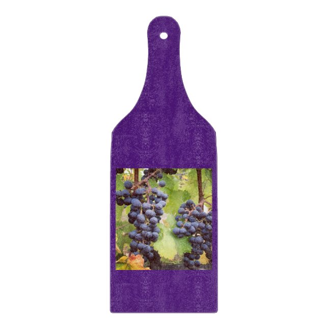 Planche À Découper Table de coupe en verre de raisin (Devant)