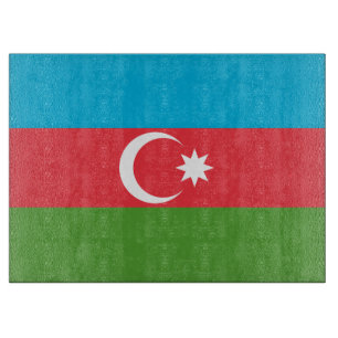 Planche À Découper Table de découpe patriotique avec Drapeau d'Azerba
