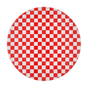 Planche À Découper Tableau de bord classique rouge et blanc par STayl