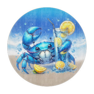 Planche À Découper Tableau de coupe de crabe