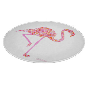 Planche À Découper Tableau de découpage des Flamants roses