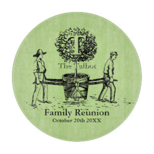 Planche À Découper Tableau de découpe de réunion familiale personnali