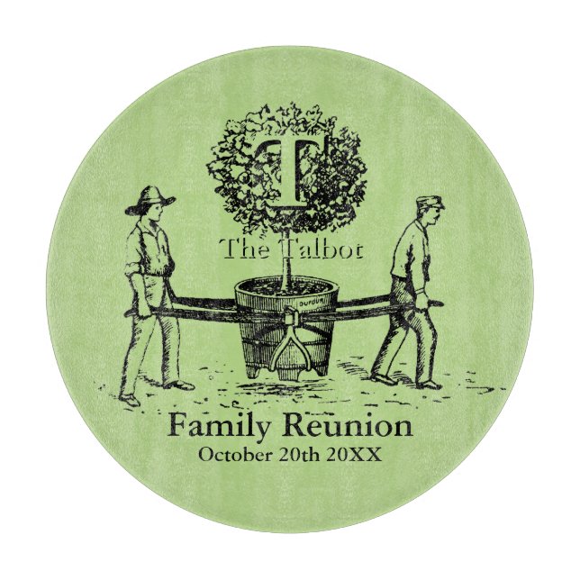 Planche À Découper Tableau de découpe de réunion familiale personnali (Devant)
