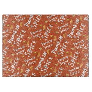 Planche À Découper Tableau de découpe des épices citrouilles