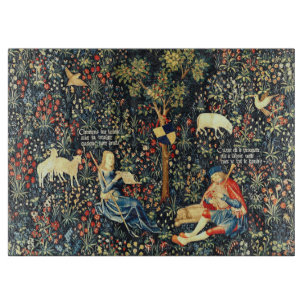 Planche À Découper Tapisserie de la Renaissance médiévale Bergers et 