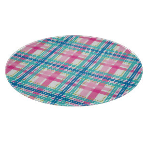 Planche À Découper Tartan, motif de plaid