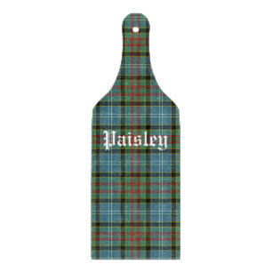 Planche À Découper Tartan Personnalisé District de Paisley en Écosse