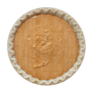 Planche À Découper Tarte à Citrouille circulaire irrégulière
