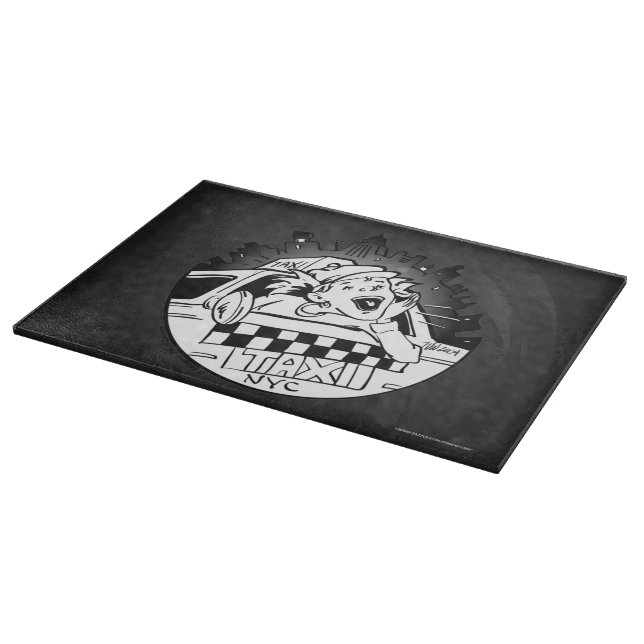 Planche À Découper Taxi fille (Coin)