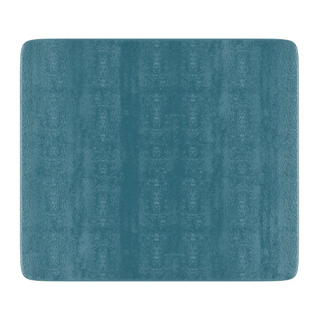 Planche À Découper Teal Blue Solid (Devant)
