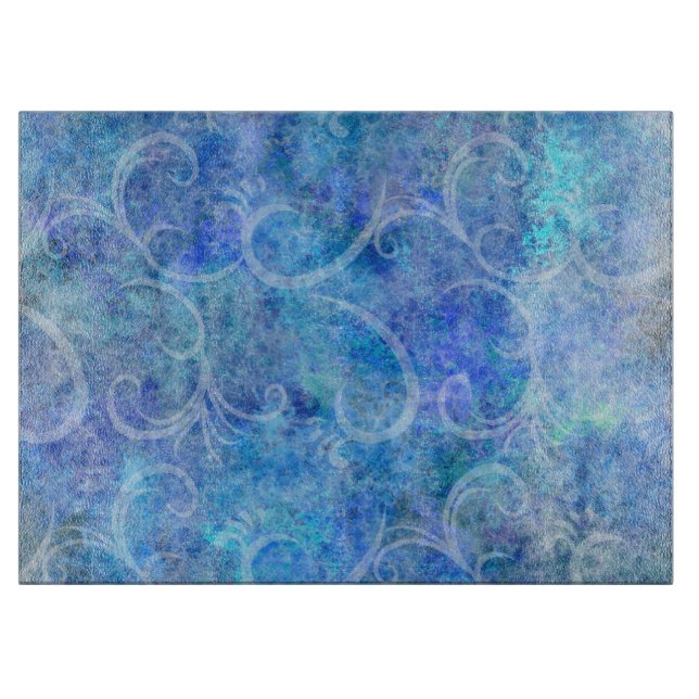 Planche À Découper Tempête d'hiver de Noël Flamme victorienne torrent (Devant)