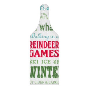 Planche À Découper Tendances modernes typographie de Noël