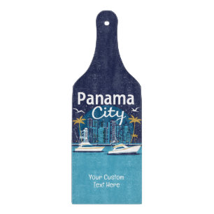 Planche À Découper Texte personnalisé Panama City