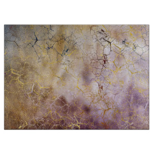 Planche À Découper Texture abstraite de cristal de marbre et de