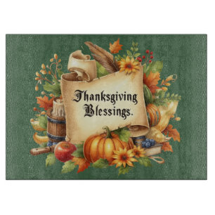 Planche À Découper Thanksgiving Blessing Cutting Board