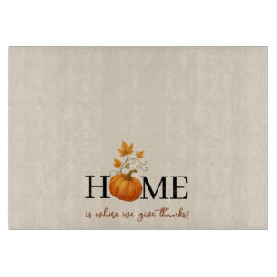 Planche À Découper Thanksgiving Citrouille Home Où nous donnons des r