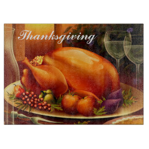 Planche À Découper Thanksgiving Turquie