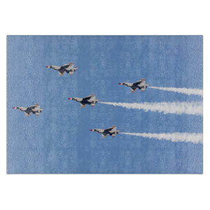 Planche À Découper Thunderbirds F-16 pilotant la formation de