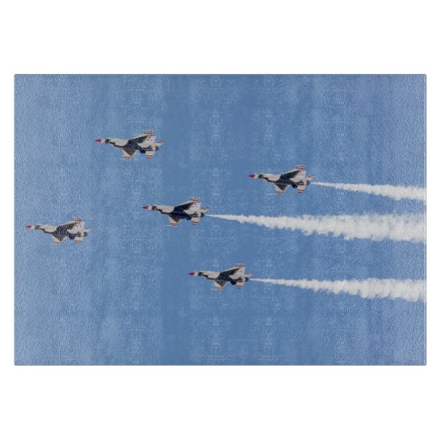 Planche À Découper Thunderbirds F-16 pilotant la formation de (Devant)