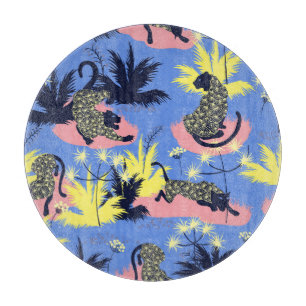 Planche À Découper Tigre géométrique, léopard : motif pour enfants.