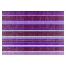 Planche À Découper Tons de rayures violettes