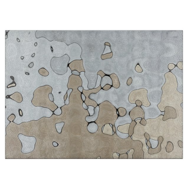 Planche À Découper Tons de terre coupés (Devant)