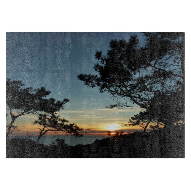 Planche À Découper Torrey Pine Sunset III Paysage californien (Devant)