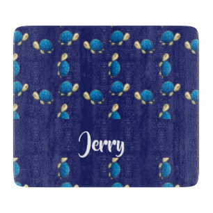 Planche À Découper tortues bleues