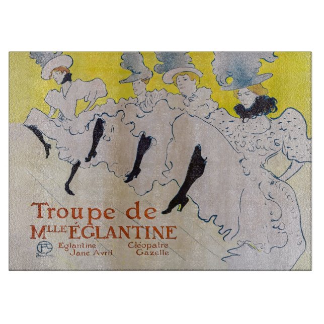 Planche À Découper Toulouse-Lautrec - Troupe de Mlle Eglantine (Devant)