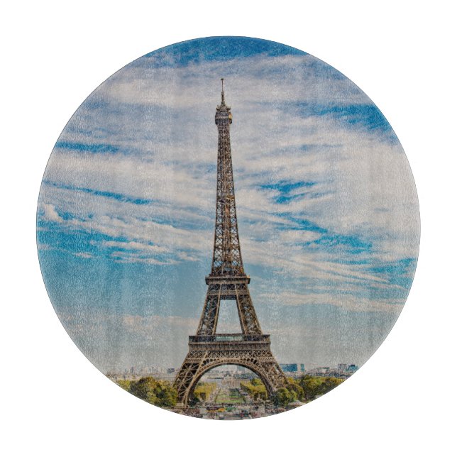 Planche À Découper Tour Eiffel à Paris (Devant)