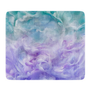 Planche À Découper Tourbillon de nuage bleu et violet