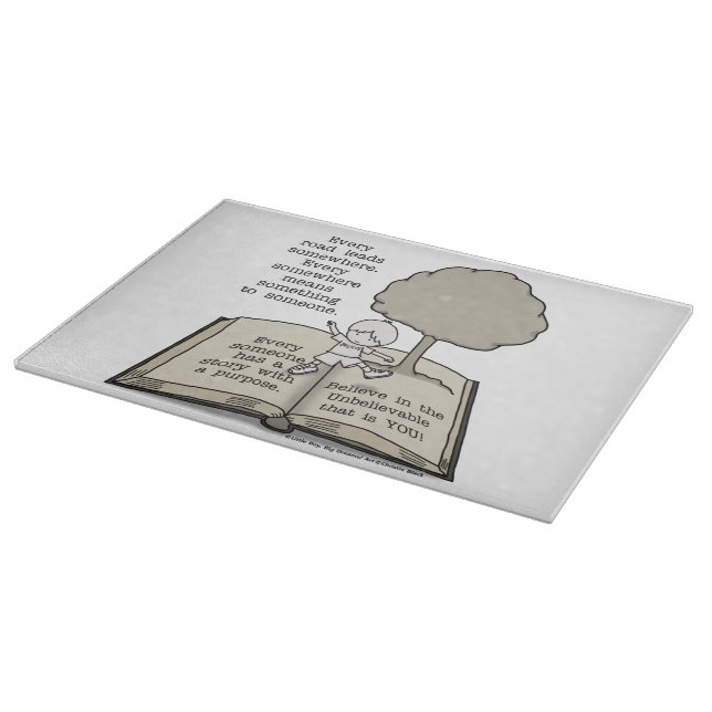 Planche À Découper Tout le monde a une histoire (Coin)