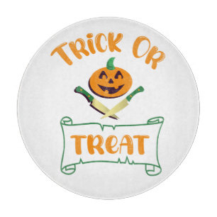 Planche À Découper Tracer ou traiter les os croisés Halloween visage