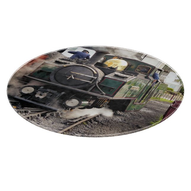 PLANCHE À DÉCOUPER TRAINS À VAPEUR (Coin)