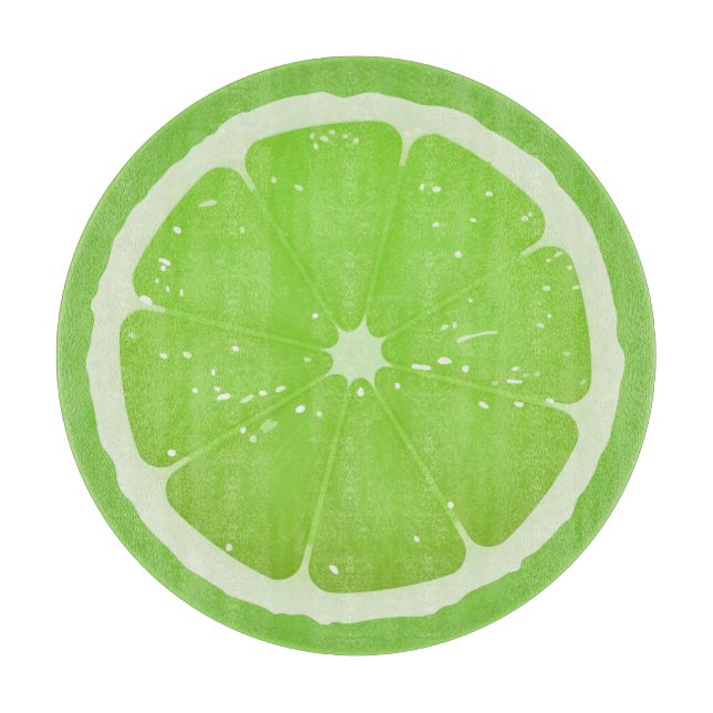 Planche À Découper Tranche de citron vert  (Devant)