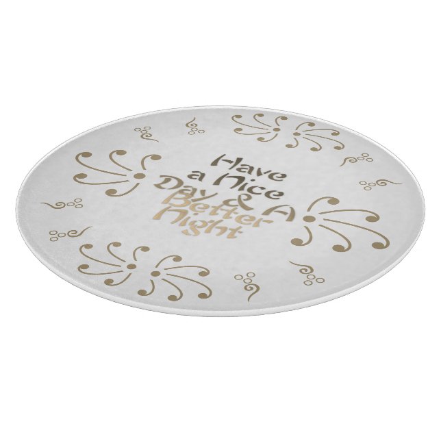 Planche À Découper Trancher avec style : Passez une bonne journée et  (Coin)