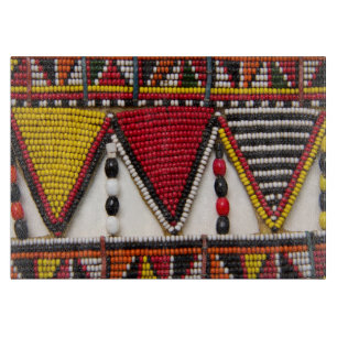 Planche À Découper Travail de perles tribal Maasai