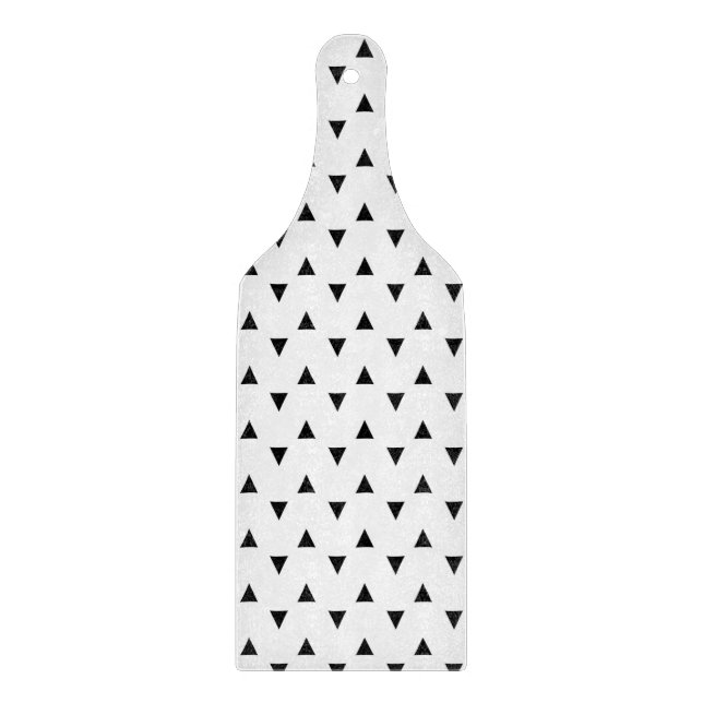 Planche À Découper Triangles noir et blanc (Devant)